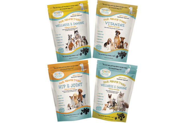 Houdi's Foodies pet treats and supplements line