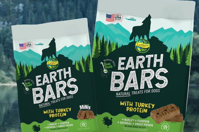 Earthborn Holistic's new EarthBars dog treats