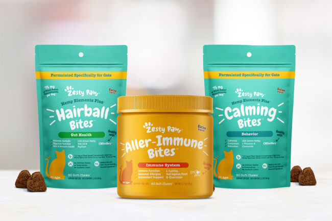 Zesty Paws debuts a a line of functional cat supplements