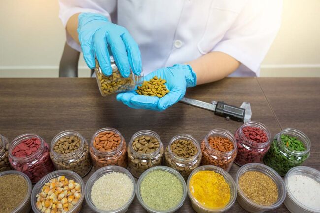 Pet food ingredients and recipe formulation