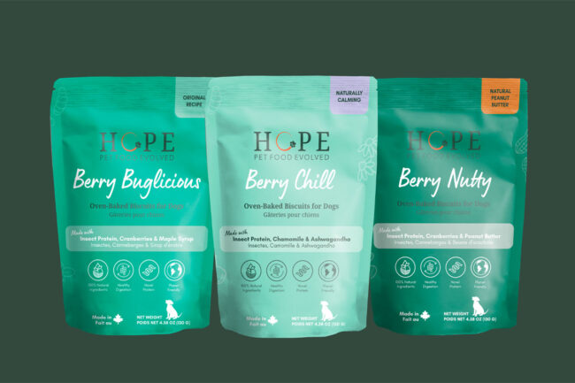 Hope Pet Food's new dog treat flavors