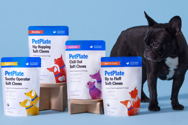 PetPlate's supplement lineup