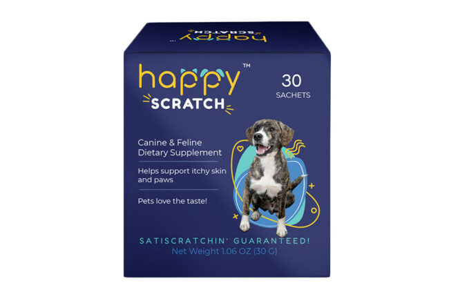 Cold Water Technologies' new Happy Scratch supplement for pets