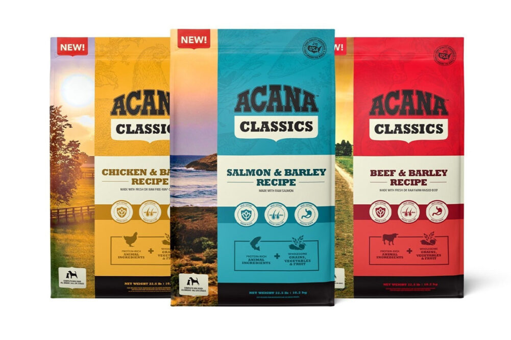 ACANA's new Classics dry dog food line