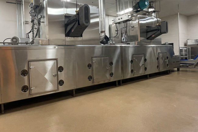 Reading Bakery Systems' electric ovens for pet food manufacturing