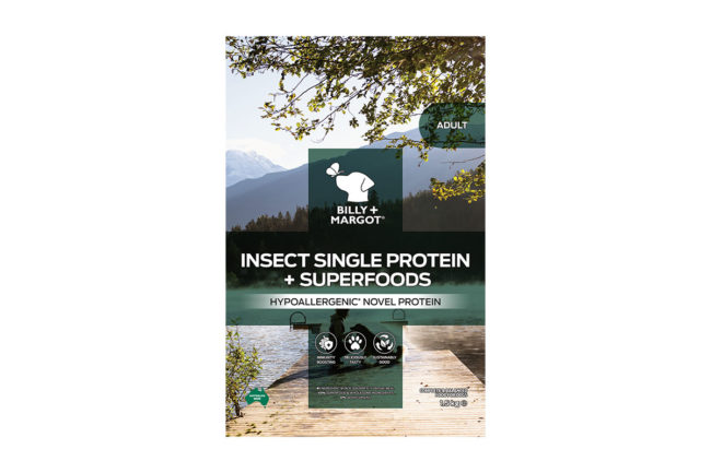 Real Pet Food Co's new Billy + Margot Insect Single Protein + Superfoods dry dog food