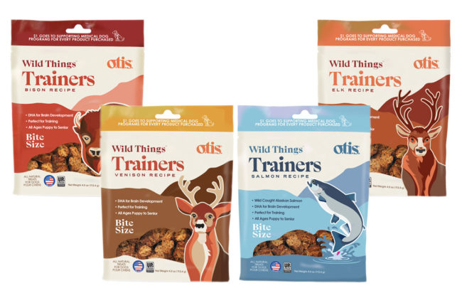 O.T.I.S.'s new Trainers dog treat line