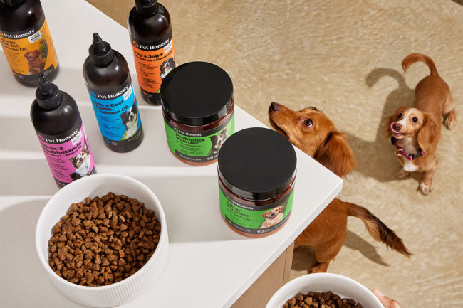 Pet Honesty's new liquid and powdered supplements for pets