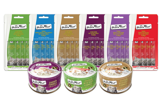 Fussie Cat new goat milk products