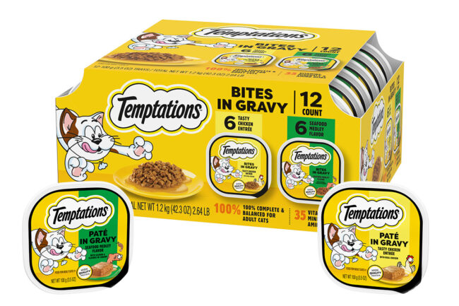 TEMPTATIONS' new wet cat foods