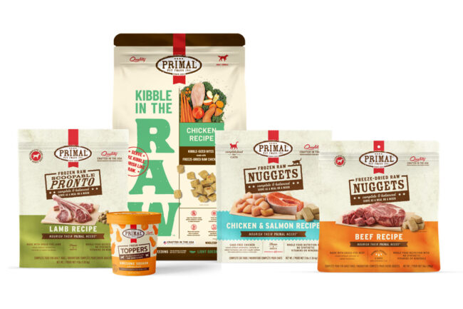 Primal Pet Foods' new packaging