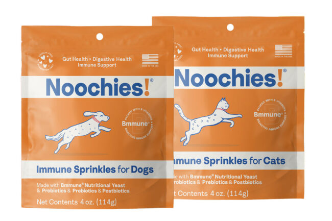 Noochies! Immune Sprinkles food topper supplement for cats and dogs