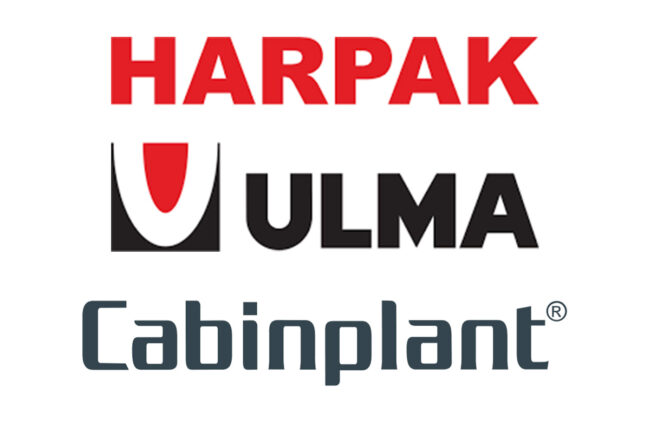 Harpak-ULMA and Cabinplant's logos