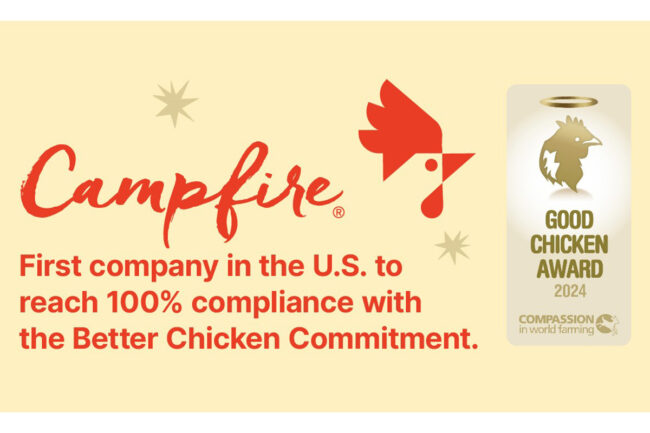 Campfire Treats recieves Good Chicken Award