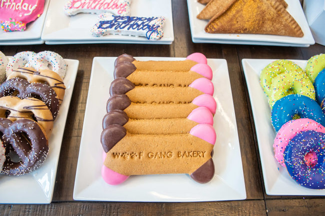 Treat display at a Woof Gang Bakery store