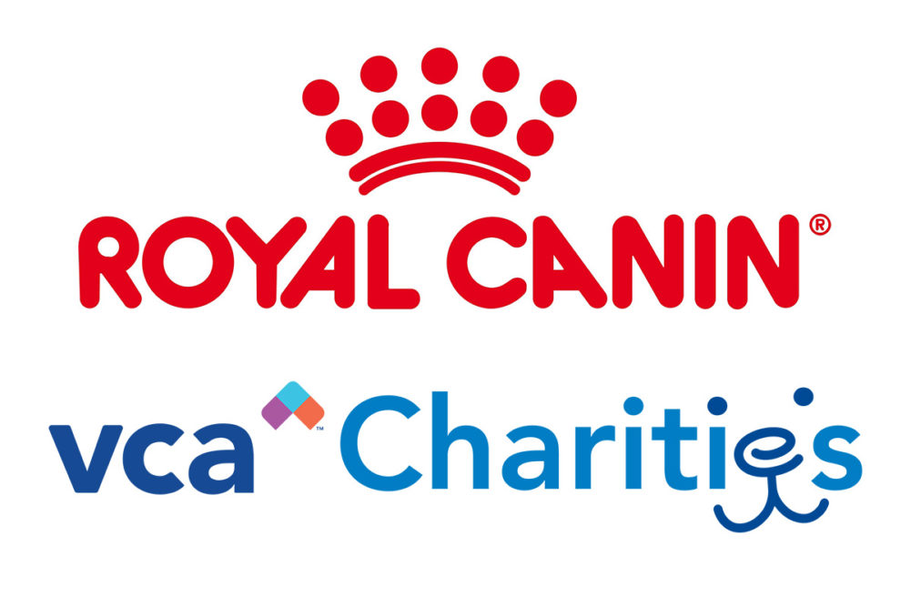 Royal Canin and VCA Charities' logos