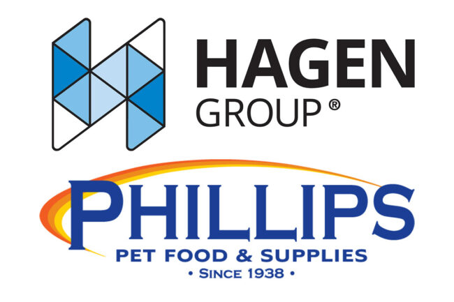 Phillips Pet Food & Supplies and Hagen Group's logos