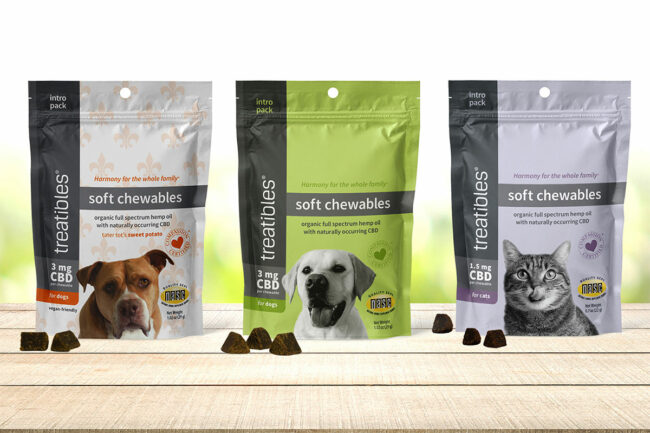 Treatibles to offer sample packs of CBD pet treats