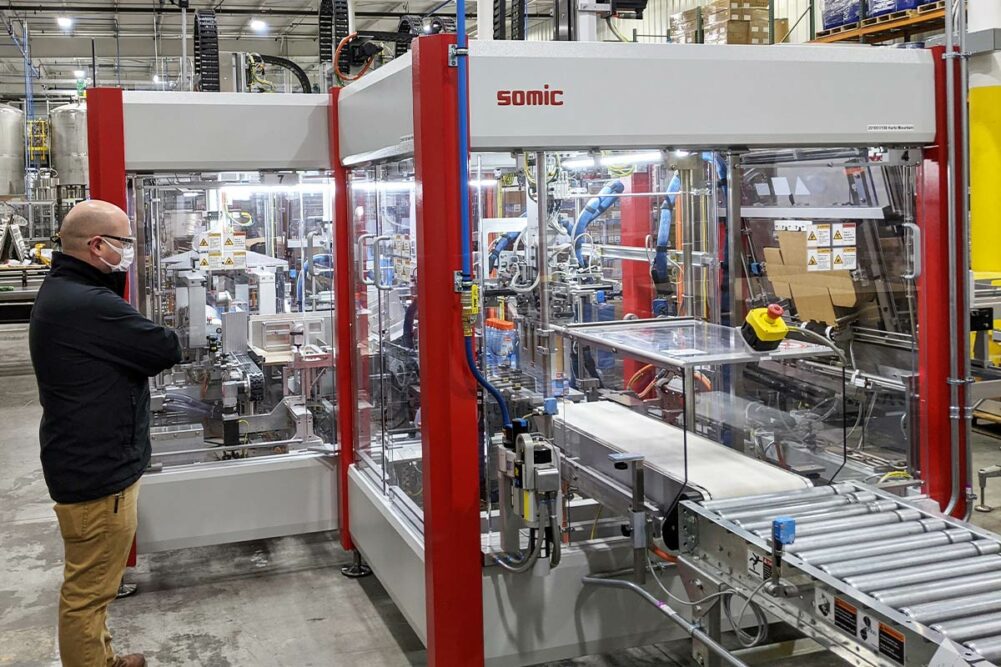 Hartz installs SOMIC 424 case packer to streamline end-of-line processes