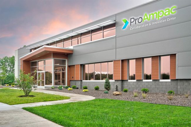 Digital rendering of ProAmpac's new Collaboration & Innovation Center in Rochester, New York