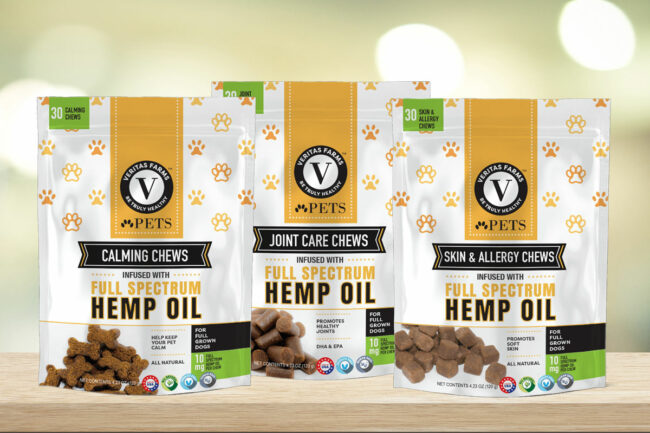 Veritas Farms debuts Veritas Pet brand, three new dog chews