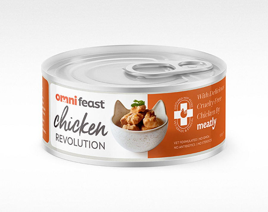 Omni's cultivated canned cat food